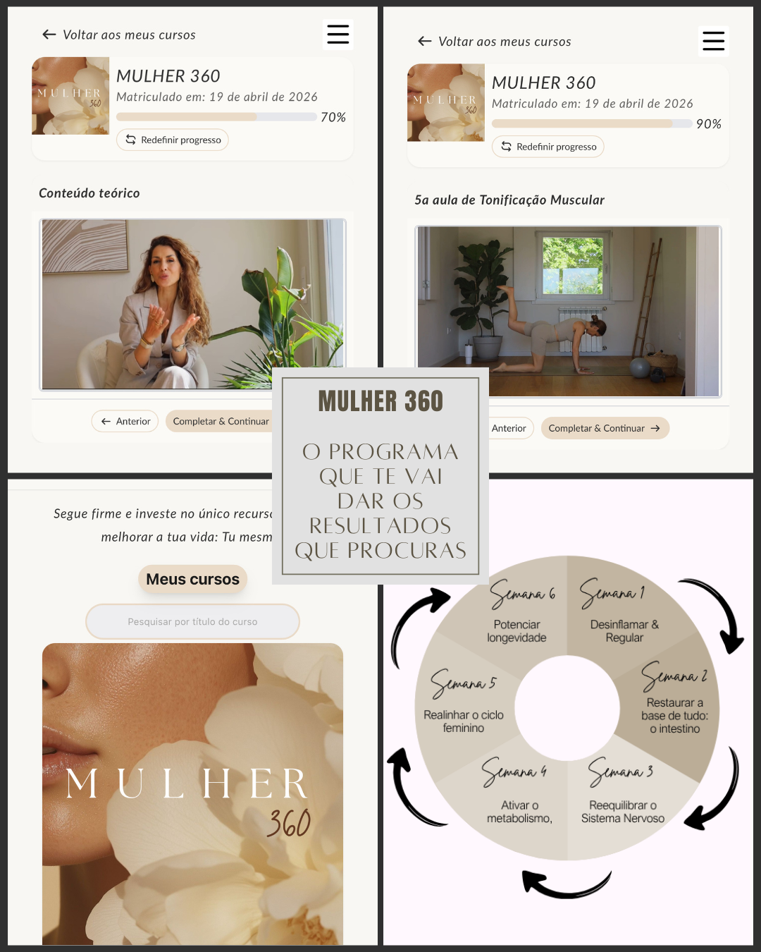 Mulher 360 - programa de bem-estar e boa forma para mulheres 40 mais
